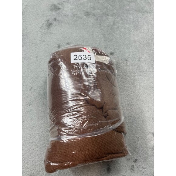 Coleman Mens XL Brown Sherpa-Lined Sweater With Pocket Workwear Warm Outdoors - Picture 12 of 12